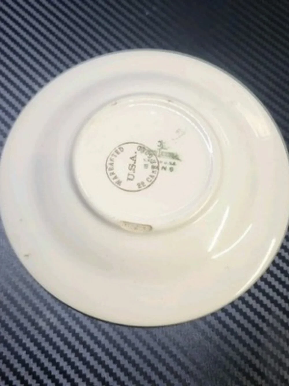 Vintage Homer Laughlin 22 Carat Gold Filligree Tea Saucer